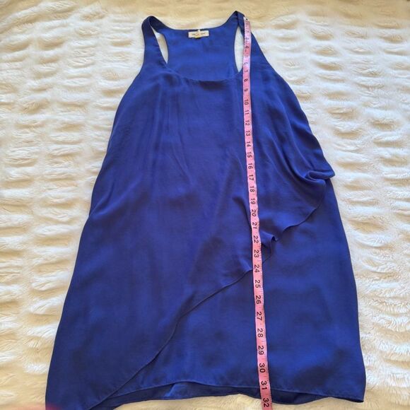 Urban Outfitters Silence + Noise Blue Ruffle Mini Dress - Picture 10 of 11